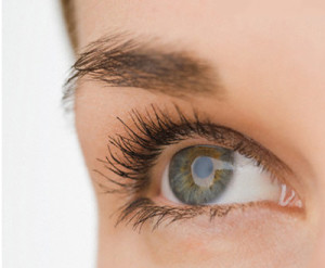 Extreme close up of woman's eye